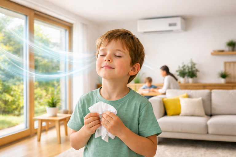 Alergias niños passivhaus